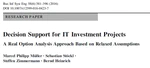 Decision Support for IT Investment Projects
